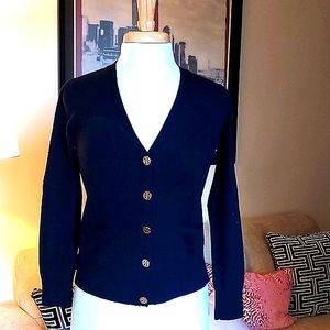 Tory Burch Navy Sweater